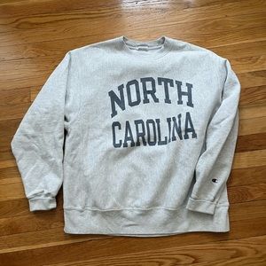 UNC Champion Crewneck Sweater XL